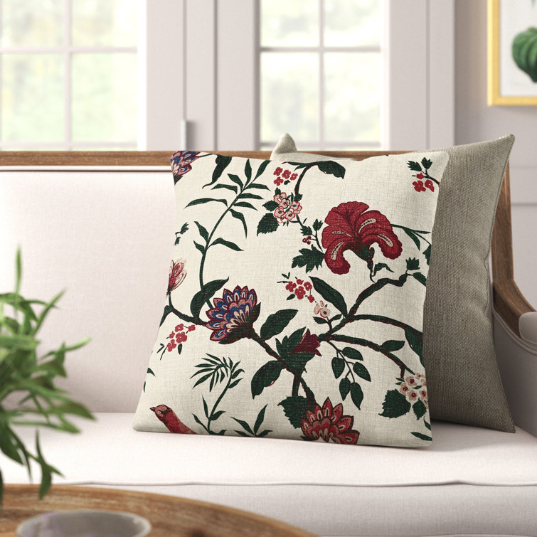 Floral throw pillows best sale